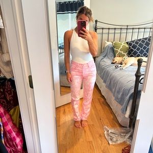 GRLFRND denim tie dye jeans